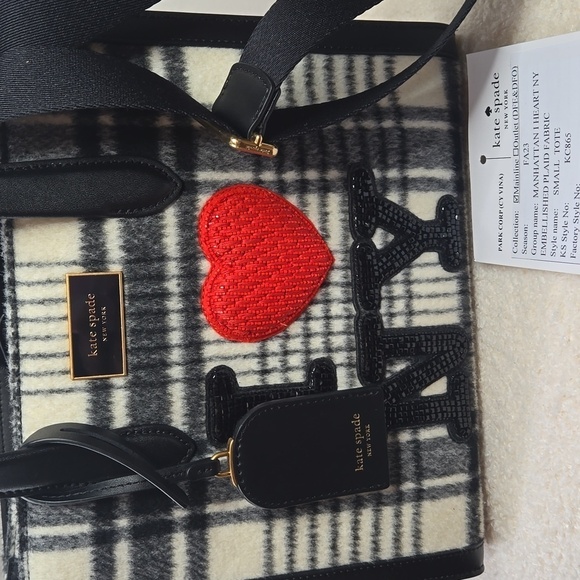 Kate Spade Manhattan Studio Plaid Small Tote - Picture 7 of 8